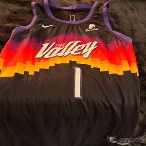 Nike The Valley Basketball Jersey - Black, Purple, and Red